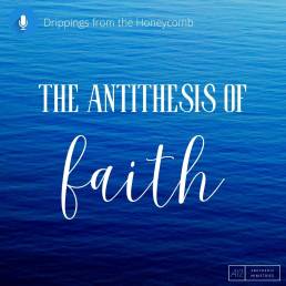 The Antithesis of Faith (Matthew 14:31)