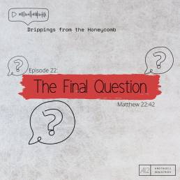 The Final Question (Matthew 22:42)