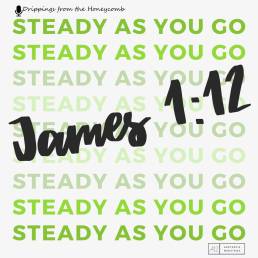 Steady as you go! (James 1:12)